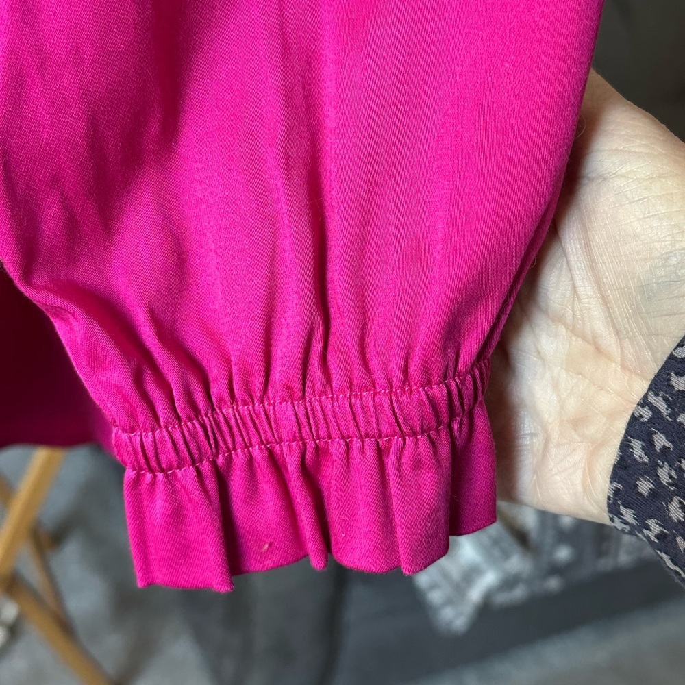 YANAK smock. Belmont top poplin. Really saturated colour. Beautiful.